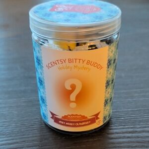 Scentsy Bitty Buddy Holiday Mystery Scented Jar - Blue